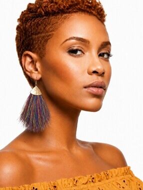 Boho Colorburst Tassel Earrings